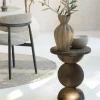 Light en Living Vaas deco Ø19x35,5 cm SILLIAN keramiek mat bruin