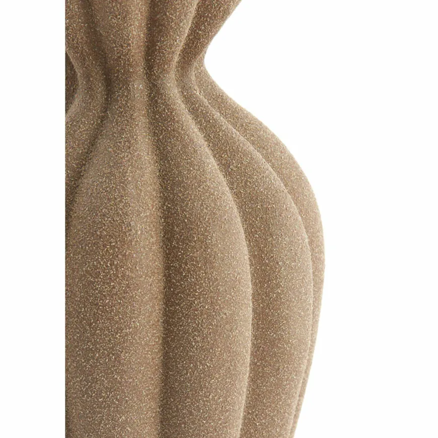 Light en Living Vaas deco Ø19x35,5 cm SILLIAN keramiek mat bruin