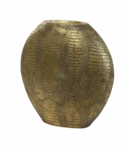 Light en Living Vaas deco 39x11x40 cm SKELD antiek brons
