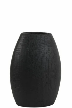 Light en Living Vaas deco 35x20,5x49,5 cm MAMBAS zwart