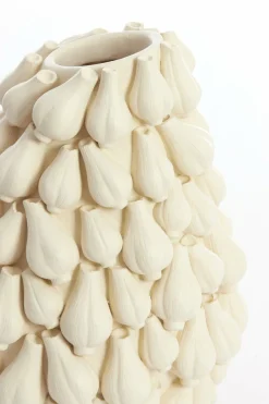Light en Living Vaas deco GARLIC crème - 42x39x47 cm