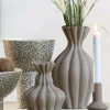 Light en Living Vaas deco Ø21,5x40,5 cm SILLIAN keramiek mat bruin