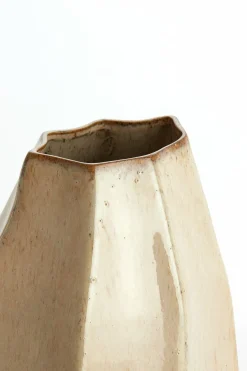 Light en Living Vaas deco 25,5x22x27 cm CHIADO glans beige