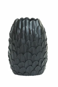 Light en Living Vaas deco FEDER zwart
