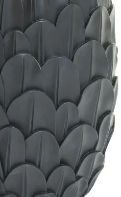 Light en Living Vaas deco FEDER zwart
