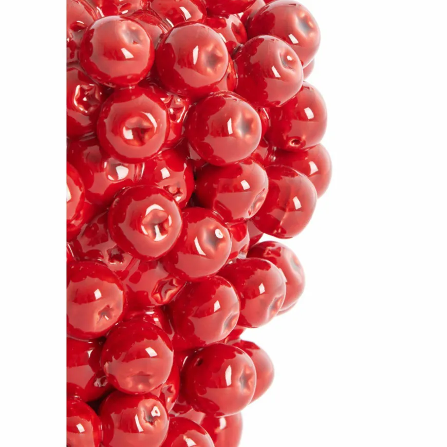 Light en Living Vaas deco Ø20X22,5 cm BERRIES keramiek rood