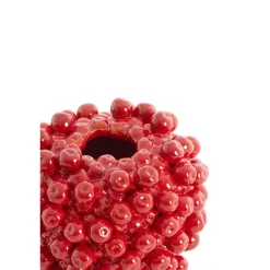 Light en Living Vaas deco Ø20X22,5 cm BERRIES keramiek rood