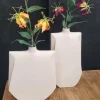 Light en Living Vaas deco 27,5x7x32,5 cm MAKAHA crème