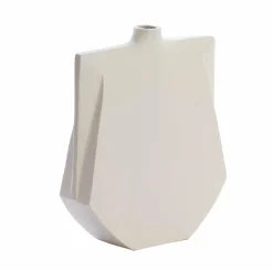 Light en Living Vaas deco 27,5x7x32,5 cm MAKAHA crème