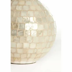Light en Living Vaas deco Ø22x25 cm ELORZA bamboe crème