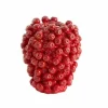 Light en Living Vaas deco Ø15X17,5 cm BERRIES keramiek rood