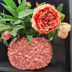 Light en Living Vaas deco Ø38x23 cm PHYLIA coral
