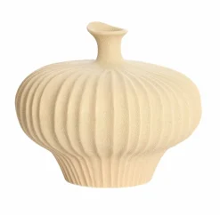 Light en Living Vaas deco 23x22,5x18 cm NEVANO mat perzik