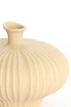 Light en Living Vaas deco 23x22,5x18 cm NEVANO mat perzik