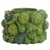 Light en Living Vaas deco Ø28x18 cm PUMPKIN groen