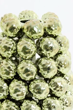 Light en Living Vaas deco Ø16x24,5 cm BUTANG keramiek metallic licht groen