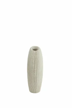 Light en Living Vaas deco 41x13x39,5 cm BUBIO crème