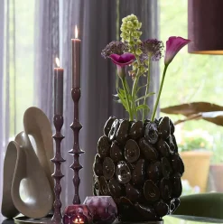 Light en Living Vaas deco Ø33x37,5 cm AVOCADO keramiek bruin+groen