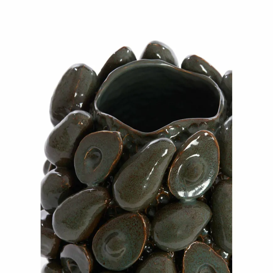 Light en Living Vaas deco Ø33x37,5 cm AVOCADO keramiek bruin+groen