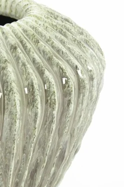 Light en Living Vaas deco Ø32x28 cm CACTI shiny mint groen
