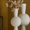 Light en Living Vaas deco 31x20x60 cm KAVANDU licht crème