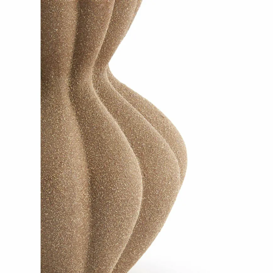 Light en Living Vaas deco Ø20,5x24,5 cm SILLIAN keramiek mat bruin