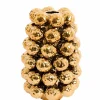 Light en Living Vaas deco Ø16x24,5 cm BUTANG keramiek metallic goud