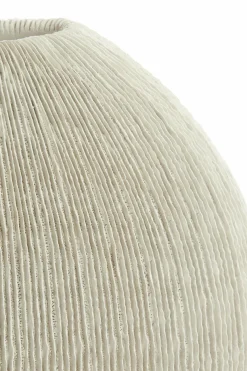 Light en Living Vaas deco 50x15x50 cm BUBIO creme