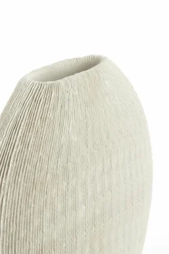 Light en Living Vaas deco 50x15x50 cm BUBIO creme