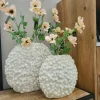 Light en Living Vaas deco 44x19x37 cm BERRIES beige – Light & Living