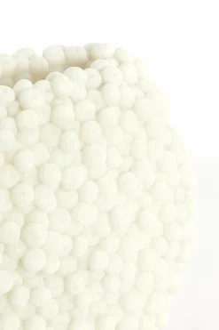 Light en Living Vaas deco 44x19x37 cm BERRIES beige – Light & Living