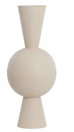 Light en Living Vaas deco Ø30x75 cm CHEDI mat licht grijs
