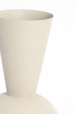 Light en Living Vaas deco Ø30x75 cm CHEDI mat licht grijs