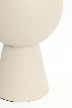 Light en Living Vaas deco Ø30x75 cm CHEDI mat licht grijs