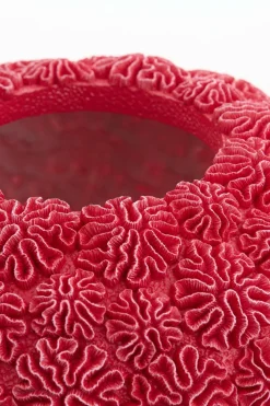 Light en Living Vaas Deco Ø47,5X25,5 CM Coral Rood