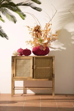 Light en Living Vaas Deco Ø47,5X25,5 CM Coral Rood