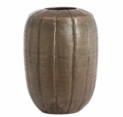 Light en Living Vaas deco Ø33.5x47 cm AGNITA donker bruin