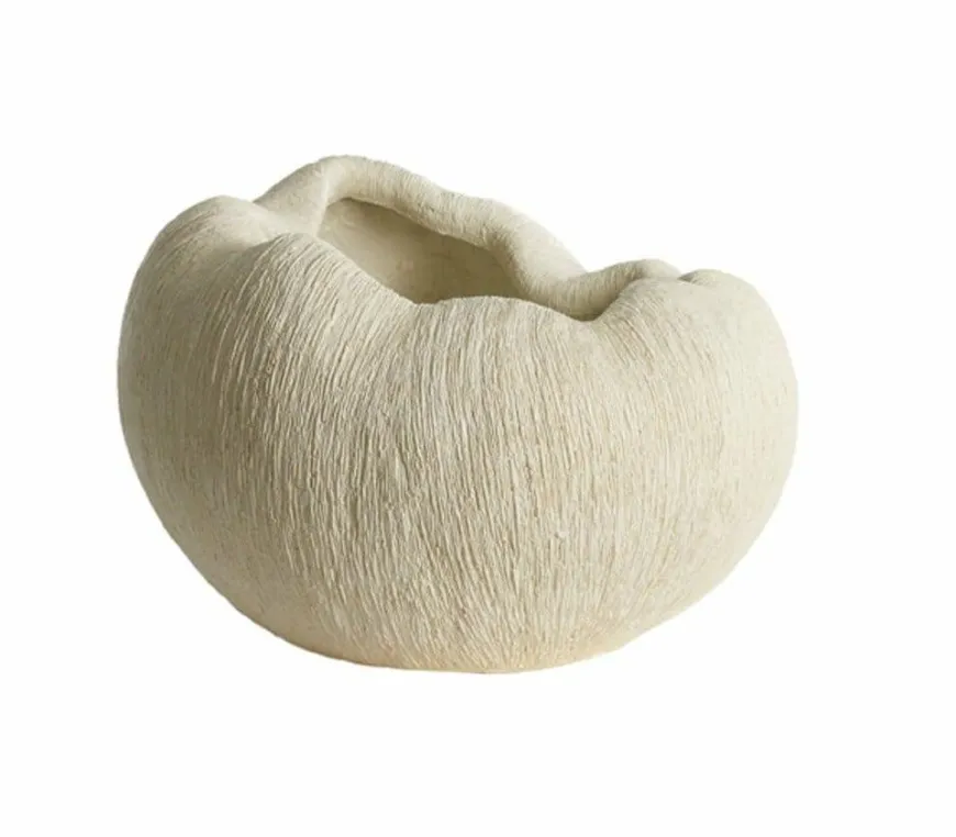 Light en Living Vaas deco 52,5x42,5x34 cm DENISA crème