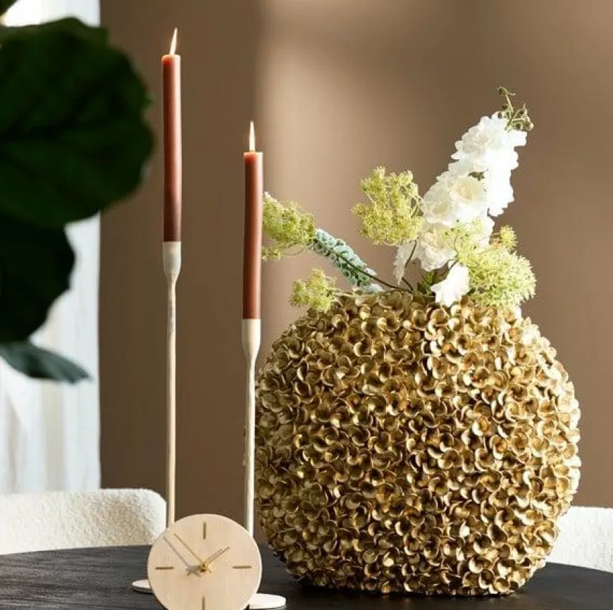 Light en Living Vaas deco 52x23x46,5 cm PHYLIA goud
