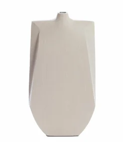 Light en Living Vaas deco 21x7,5x41 cm MAKAHA crème
