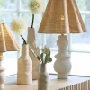 Light en Living Vaas deco Ø14,5x42 cm SESTO keramiek mat crème