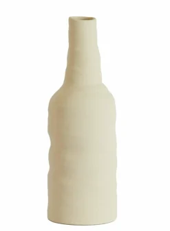 Light en Living Vaas deco Ø14,5x42 cm SESTO keramiek mat crème