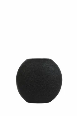 Light en Living Vaas deco RAYSKIN mat zwart - 49,5x20x45 cm