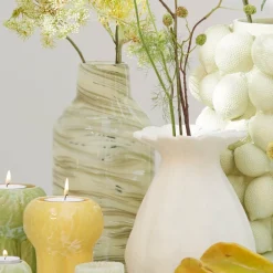 Light en Living Vaas INDIE glas groen - 2 maten