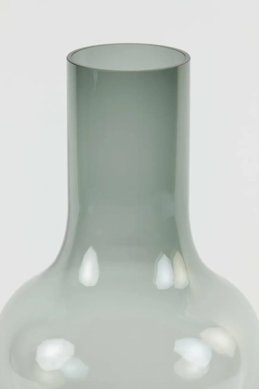 Light en Living Vaas KAELA glas grijs - 2 maten