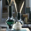 Light en Living Vaas KAELA glas groen - 2 maten