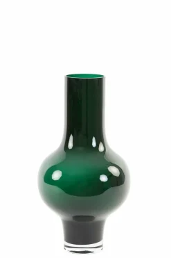 Light en Living Vaas KAELA glas groen - 2 maten