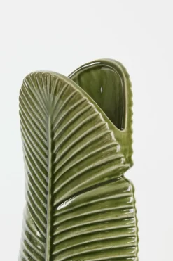 Light en Living Vaas LOU keramiek groen - 19 x 11 x 46,5 cm
