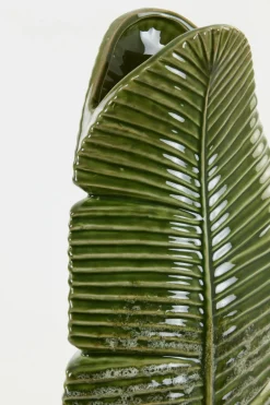 Light en Living Vaas LOU keramiek groen - 19 x 11 x 46,5 cm