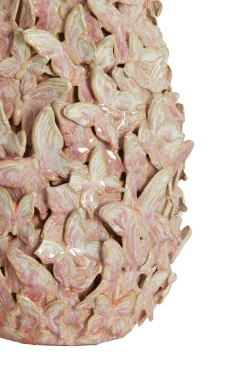 Light en Living Vaas MARIPOSA Ø23x36,5 cm – Keramiek Roze | Light & Living